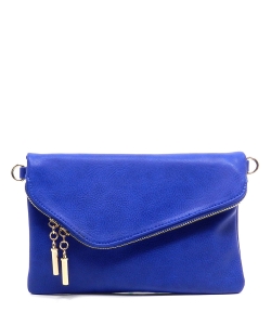 Fashion Envelope Foldover Clutch WU023 ROYAL BLUE